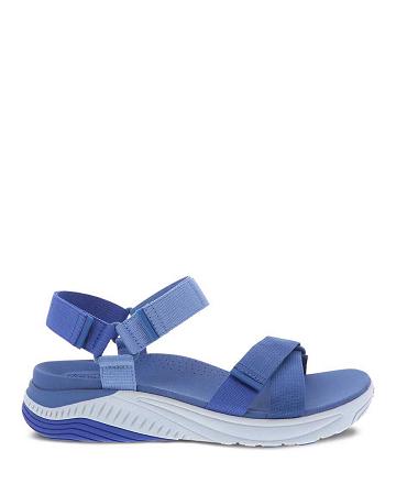 Chaussures de Marche Dansko Racquel Multi Webbing Femme Bleu | FR 282NWY
